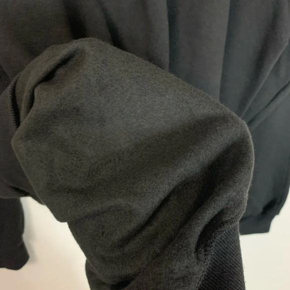 VTG Hanes  Crewneck Sweater Black Mens 4X Big NWT Deadstock USA Cotton Acrylic - Picture 8 of 11